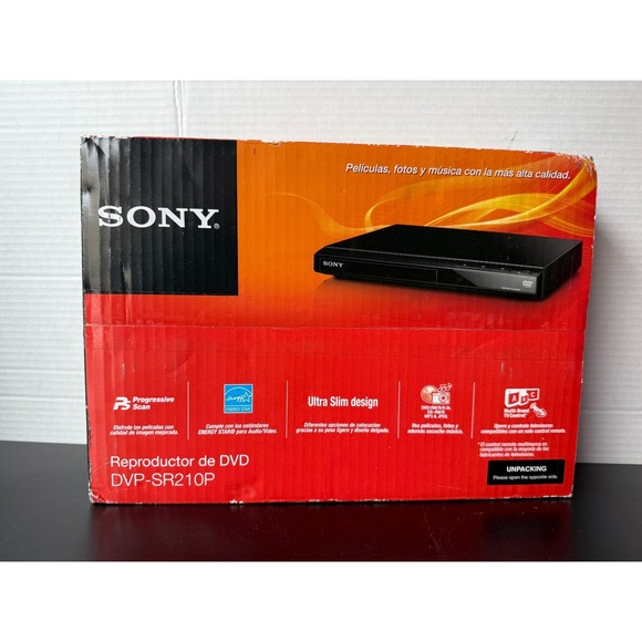 Sony Other - Sony 1080p Full HD Upscaling Multi-format DVD CD Player Sealed | DVP-SR210P NIB